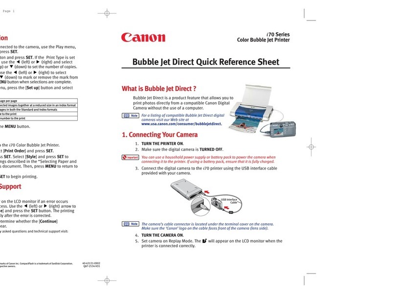 Canon i70 Series User manual