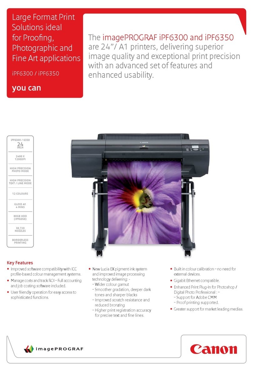 Canon imagePROGRAF iPF6350 User manual