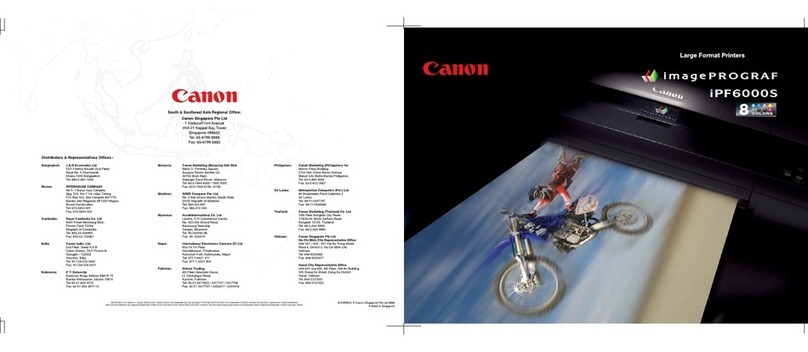 Canon iPF6000S - imagePROGRAF Color Inkjet Printer Brochure & specs