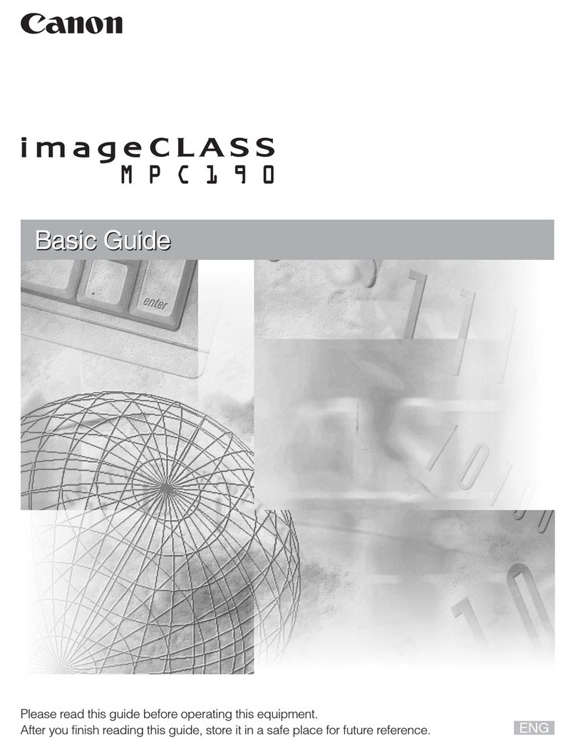 Canon imageCLASS MPC190 User guide