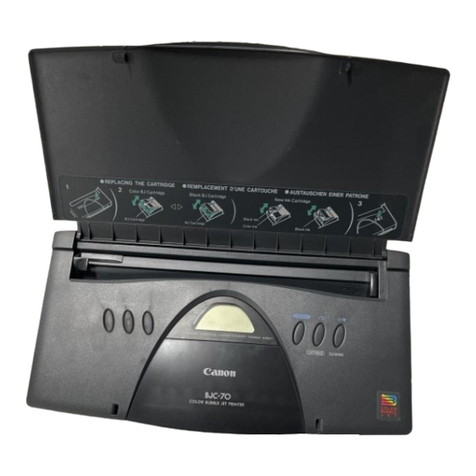 Canon BJC-70 User manual