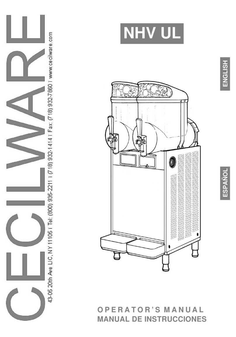Cecilware NHV-2-UL Operator's manual