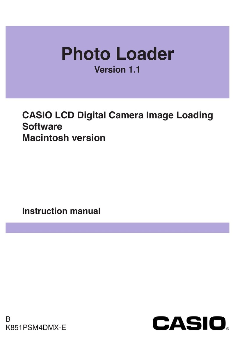 Casio PHOTO LOADER User manual Casio PHOTO LOADER User manual