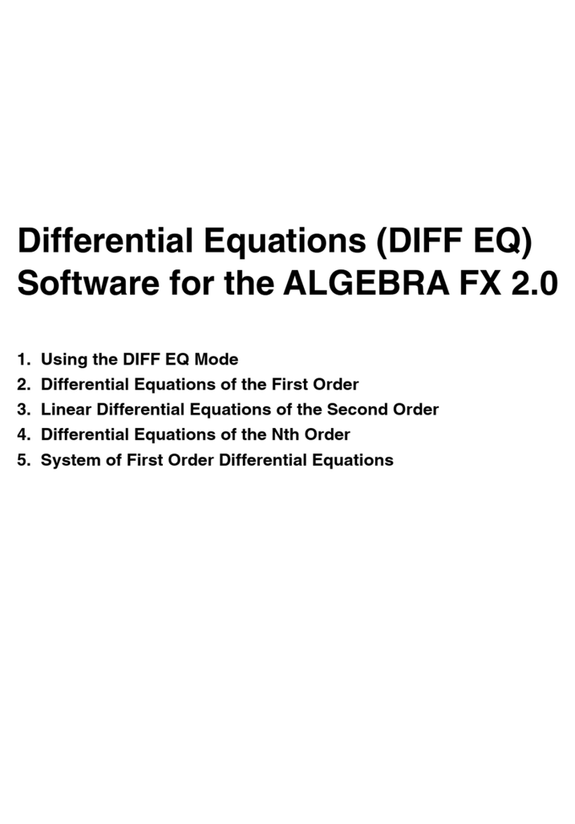 Casio Differential Equation Software guide