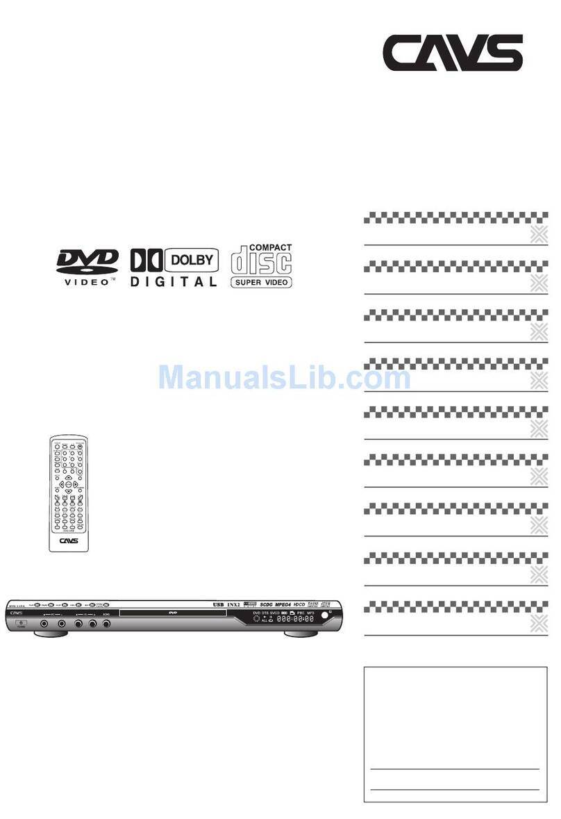 CAVS DVD-105G USB instructions