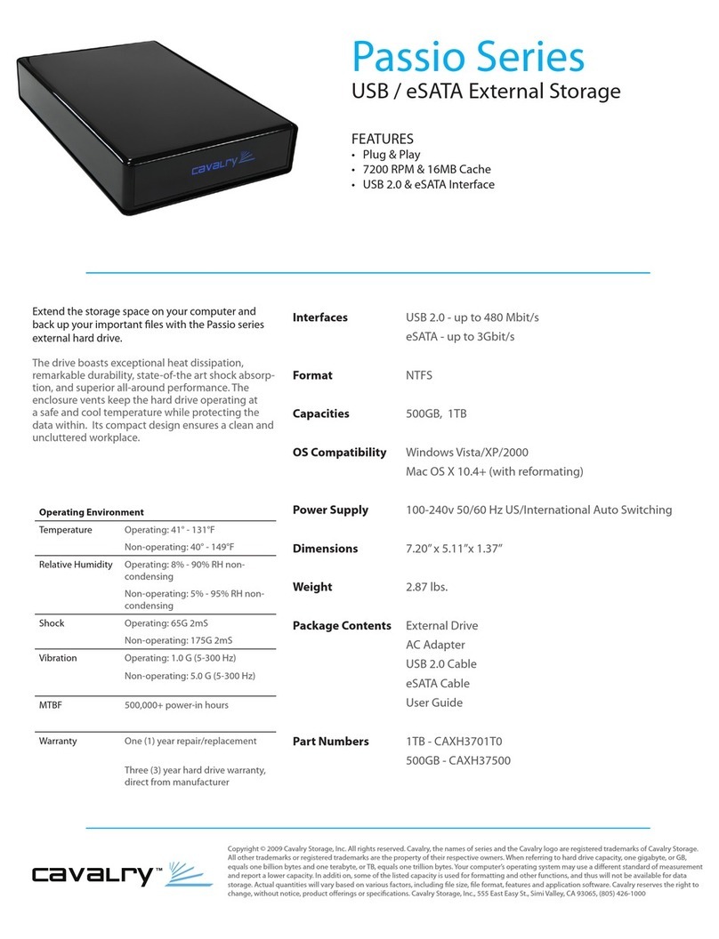 Cavalry Passio CAXH3701T0 Specifications