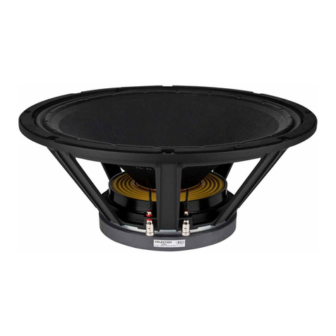 Celestion FTR Range FTR18-4080FD User manual