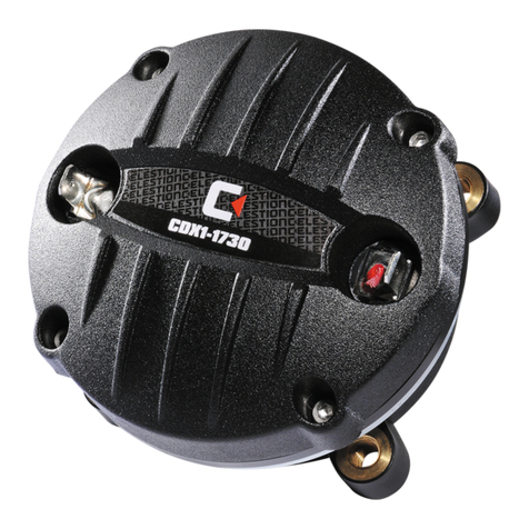 Celestion FTR HDX Range FTR12-4080HDX User manual