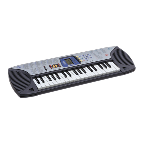Casio SA-65 User manual