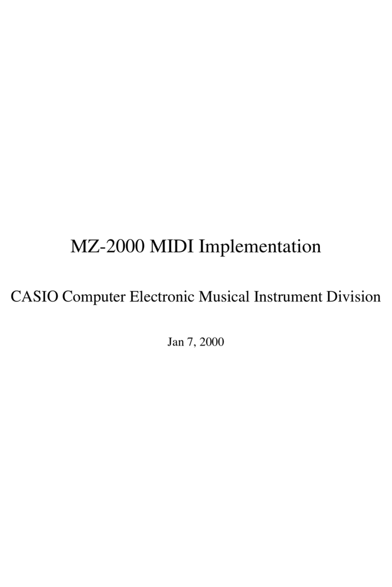 Casio MZ-2000 User manual
