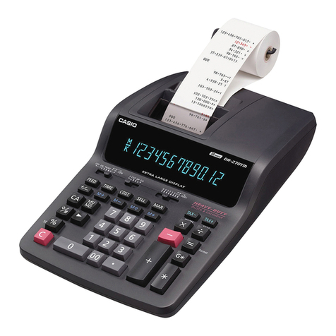 Casio DR-270TM User manual Casio DR-270TM User manual