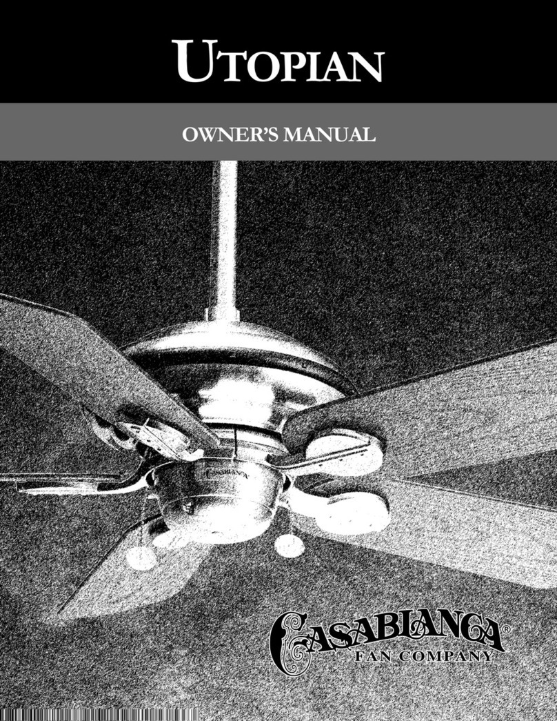 Casablanca UTOPIAN User manual