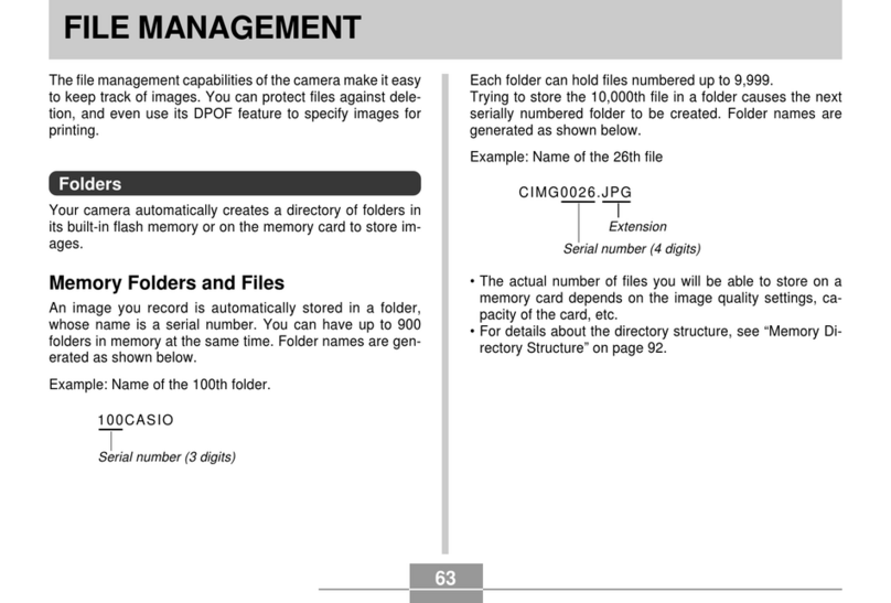 Casio EX-M1 - EXILIM Digital Camera Programming manual