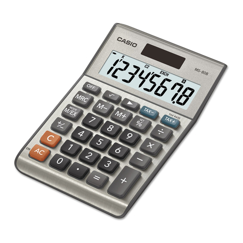 Casio NS-20T User manual