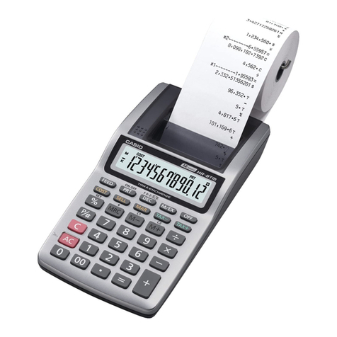 Casio DR-210TM User manual