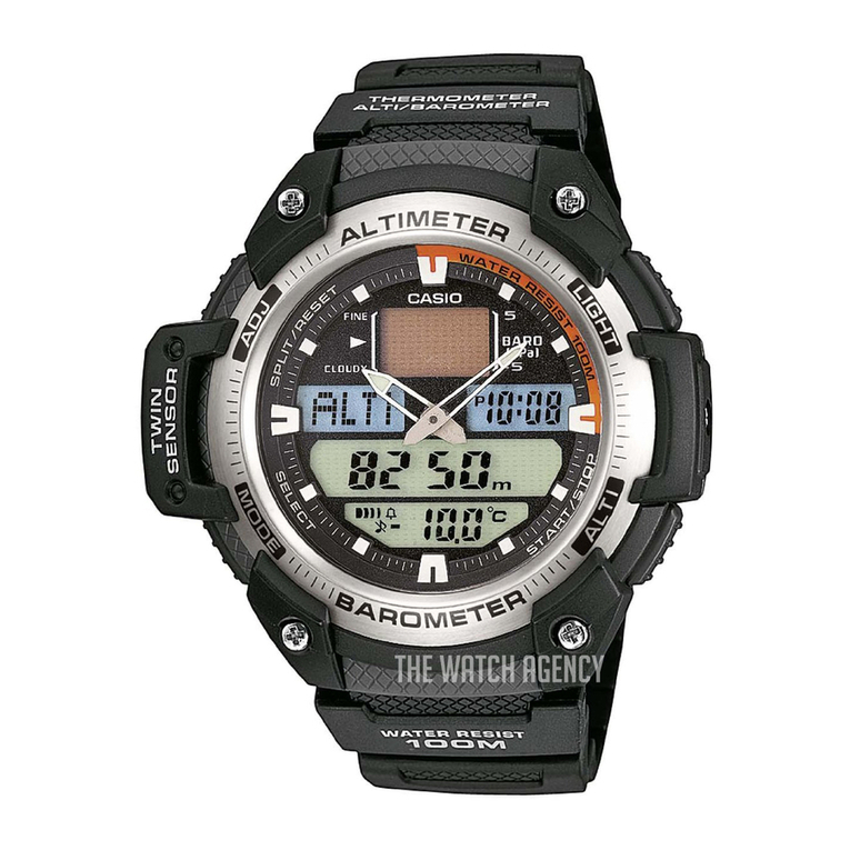 Casio SGW400H-1B User manual