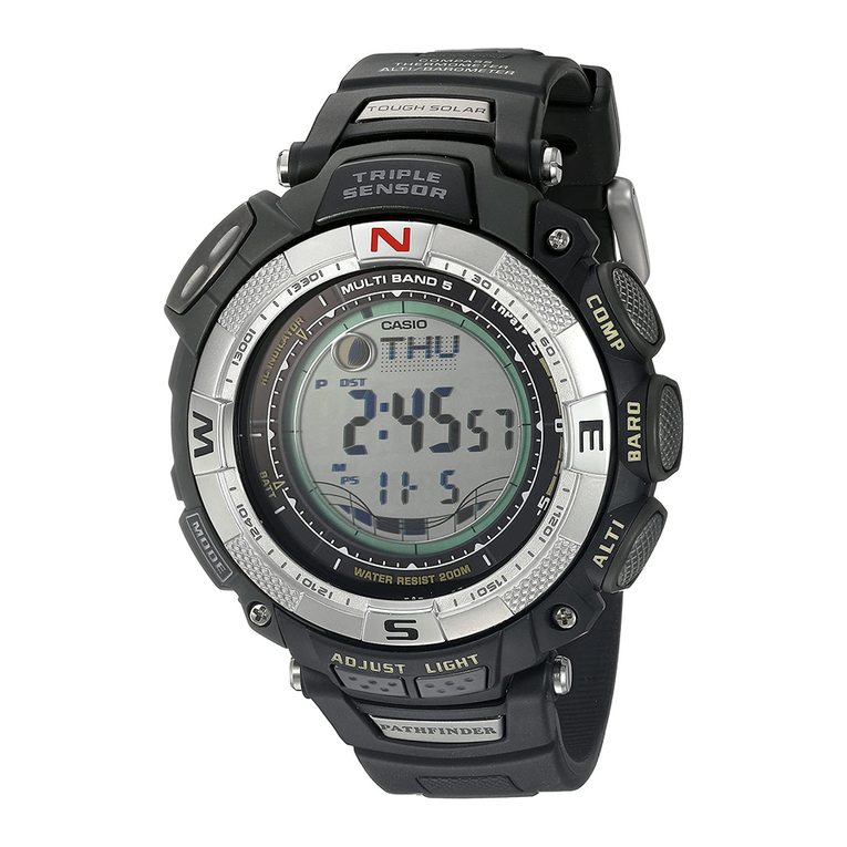 Casio Pathfinder PAW1500 User manual Casio Pathfinder PAW1500 User manual