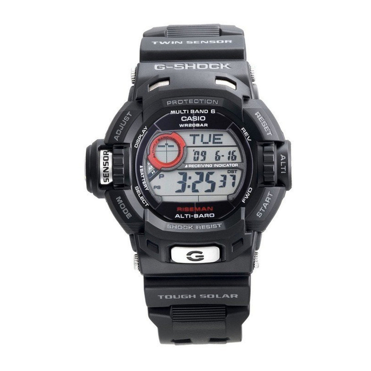 Casio GW9200-1 User manual Casio GW9200-1 User manual