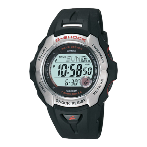 Casio G-Shock GW700A-1V User manual Casio G-Shock GW700A-1V User manual