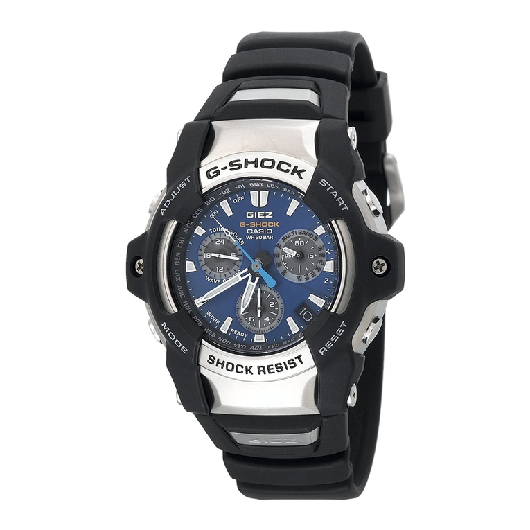 Casio G-Shock GS1100-1A User manual Casio G-Shock GS1100-1A User manual