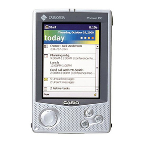 Casio Cassiopeia E-125 User manual