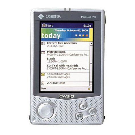 Casio Cassiopeia E-115 User manual
