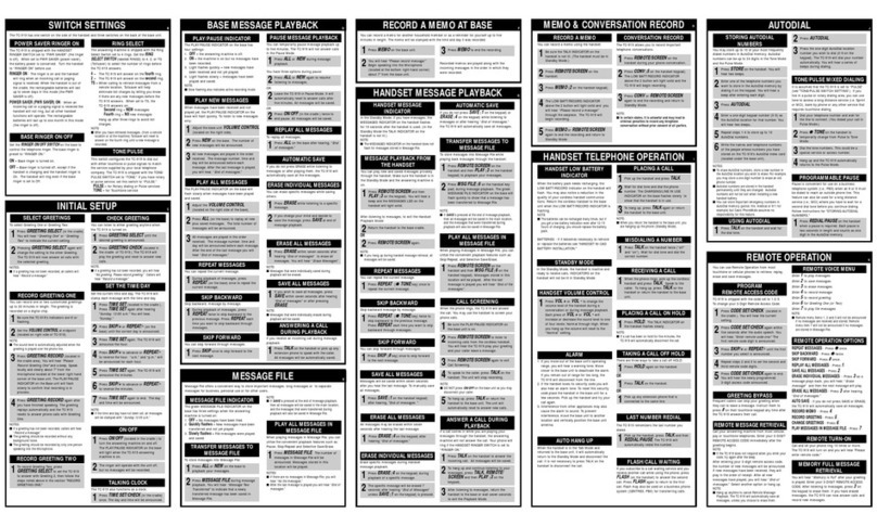 Casio TC-919 User manual