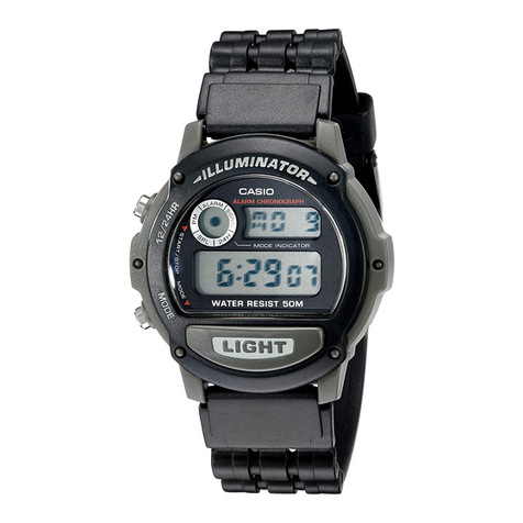 Casio W87H-1V User manual