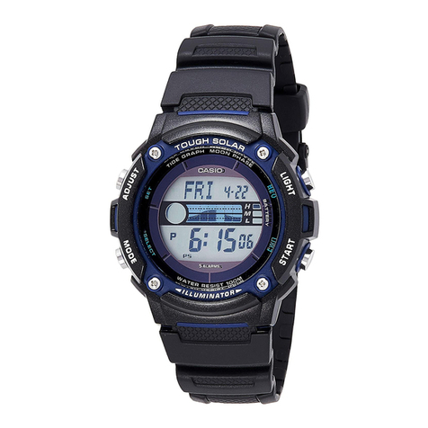 Casio WS210H-1AV Operation guide
