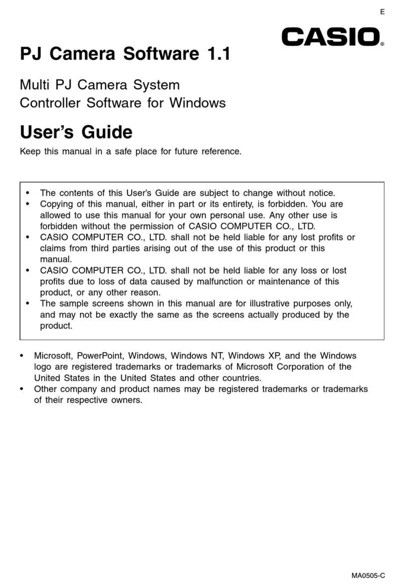 Casio YC-400 - Document Camera user guide