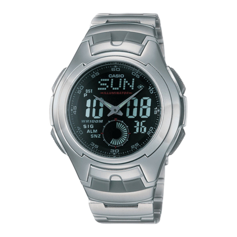 Casio AQ160WD-1BV User manual