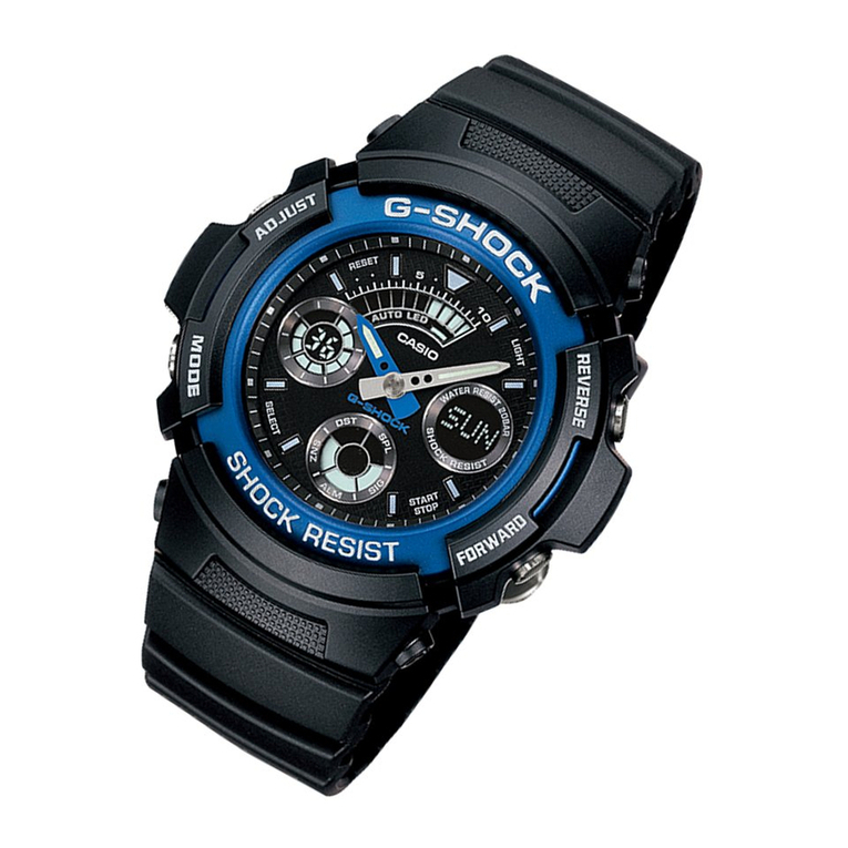 Casio G-Shock AW591-2A User manual