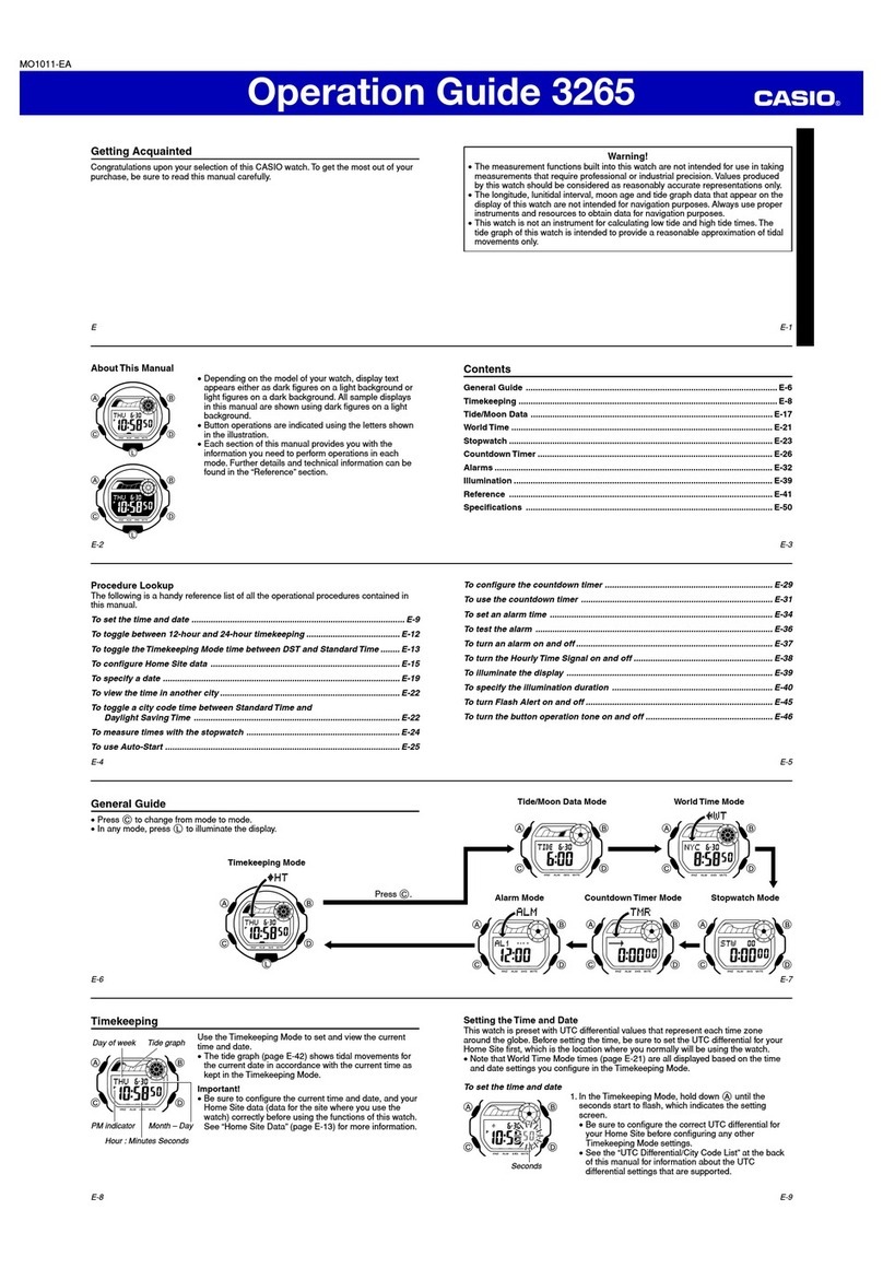 Casio BLX100-7 User manual