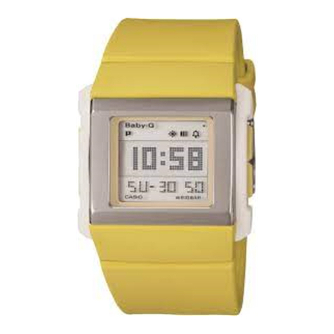 Casio Baby-G BG2000-1 User manual