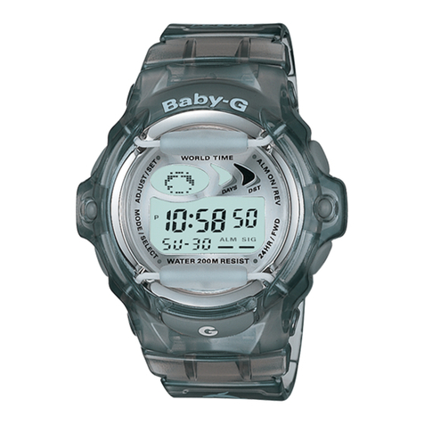 Casio Baby-G BG169-8V User manual