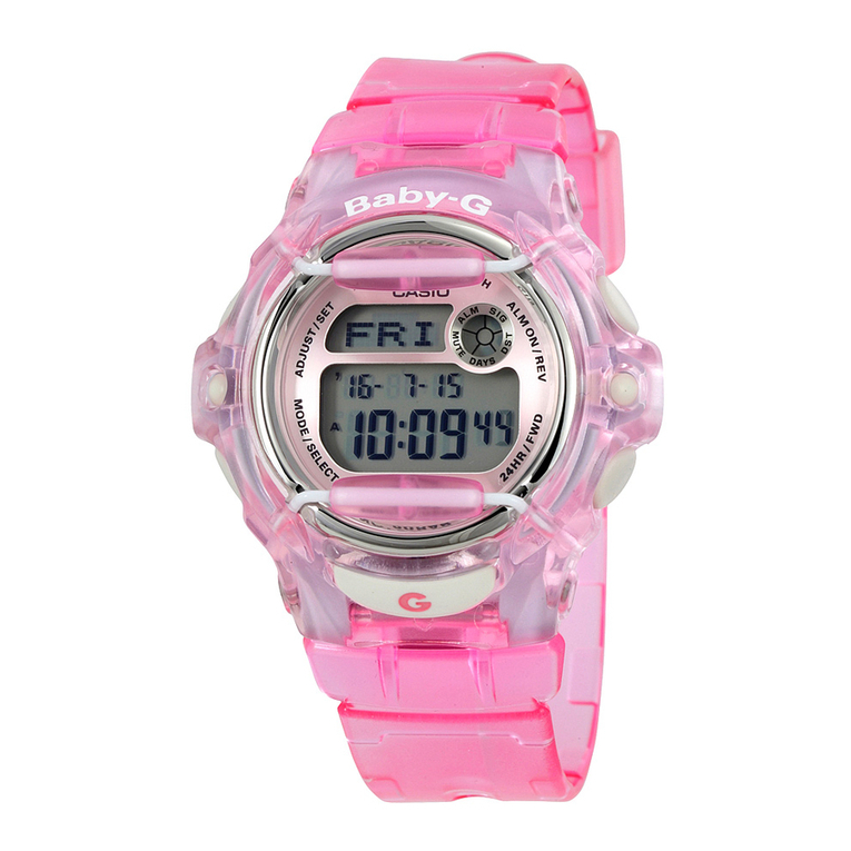 Casio Baby-G BG169R-2 User manual Casio Baby-G BG169R-2 User manual