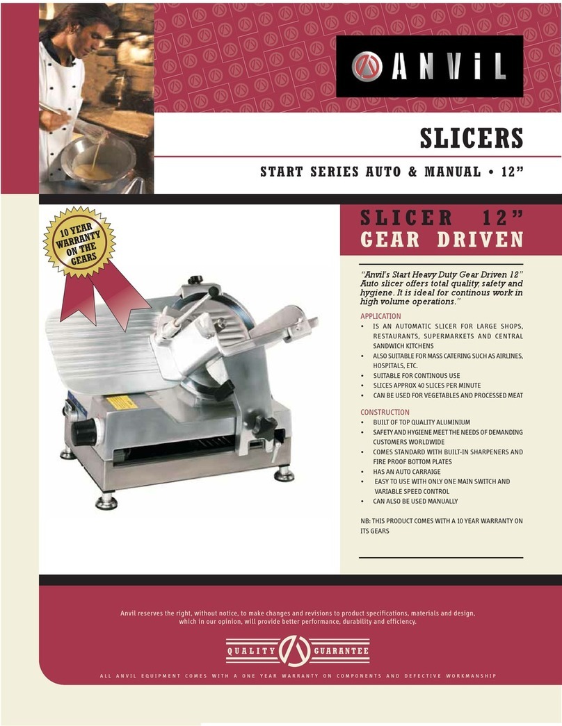 Anvil SLR7612 User manual Anvil SLR7612 User manual