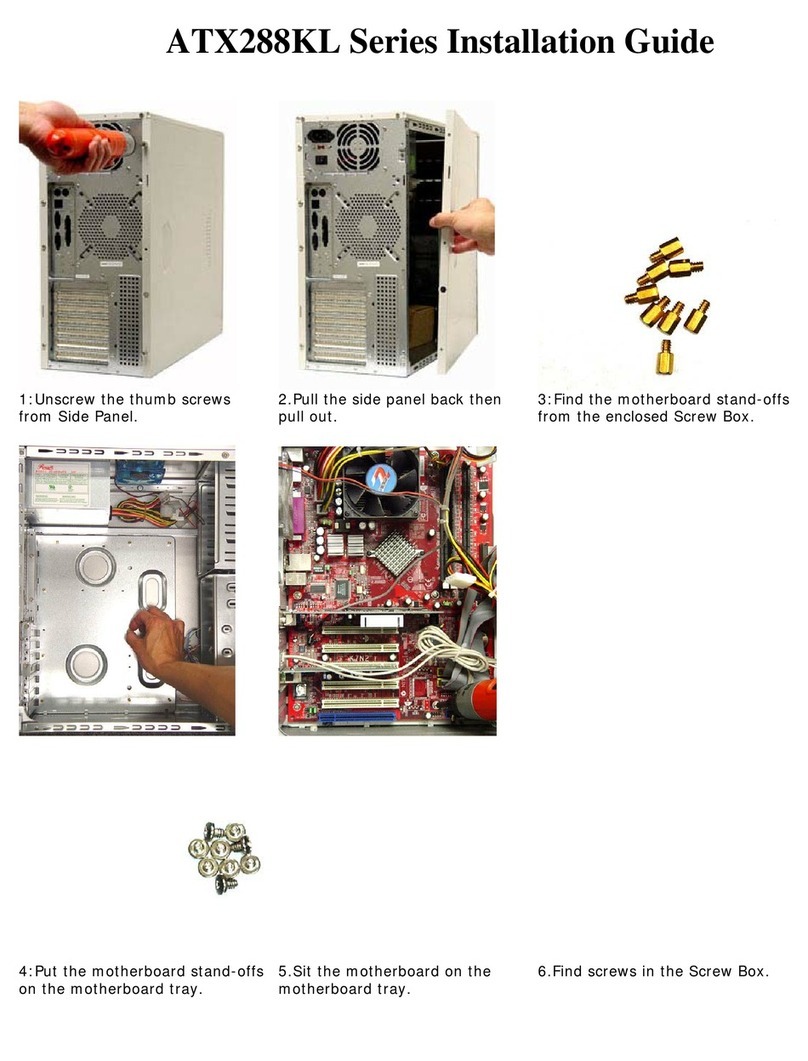 Apevia ATX288KL Series installation guide