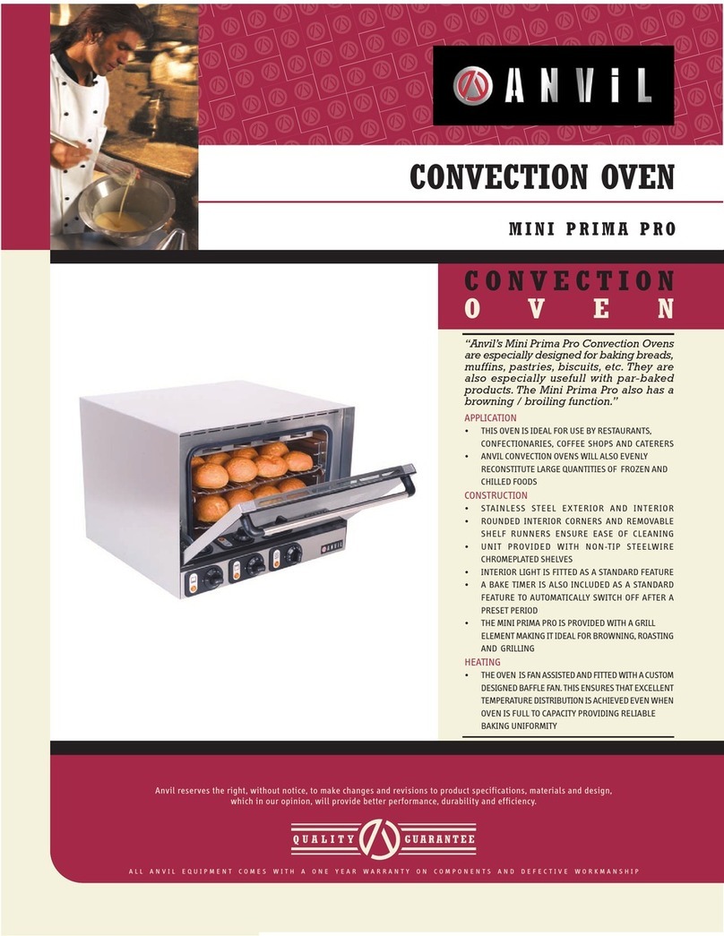 Anvil MINI PRIMA PRO COA7002 Specifications