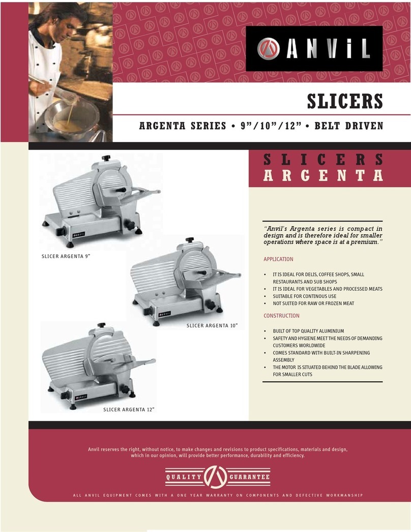 Anvil Argenta SLR7009 User manual Anvil Argenta SLR7009 User manual