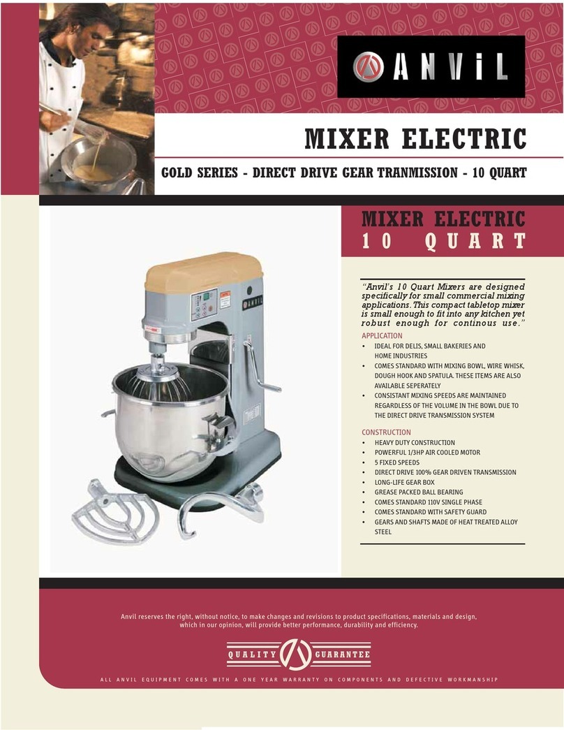 Anvil MIX7110 User manual