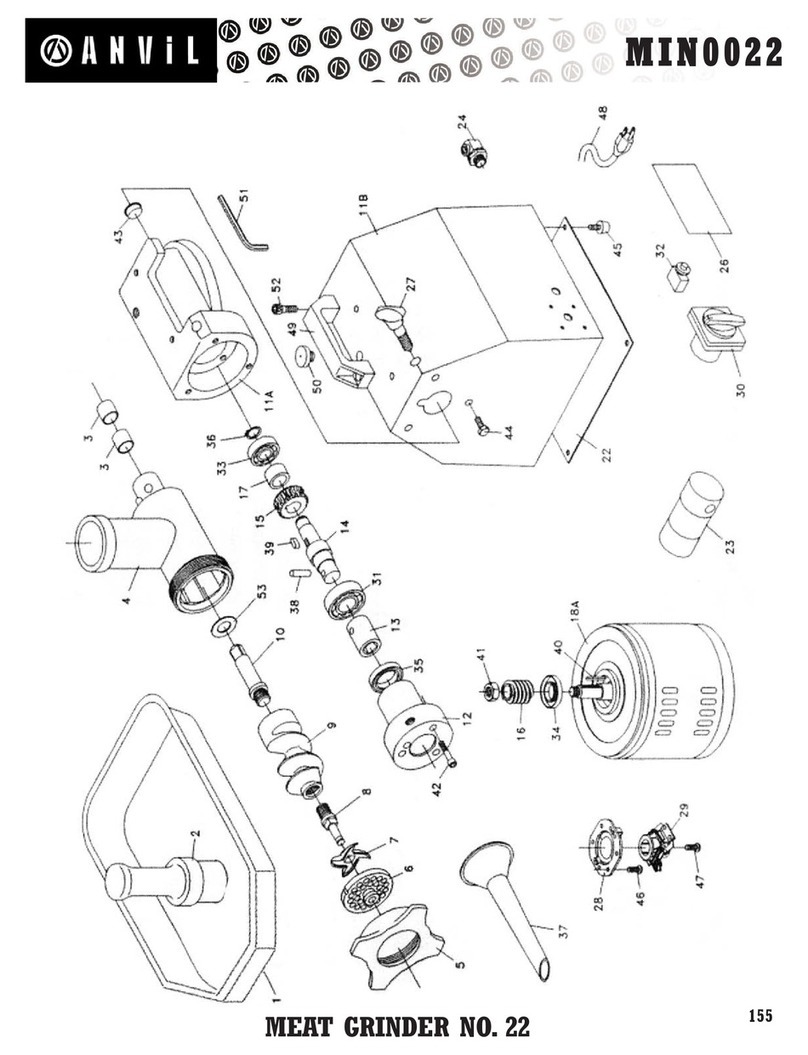 Anvil MIN0022 Parts Breakdown