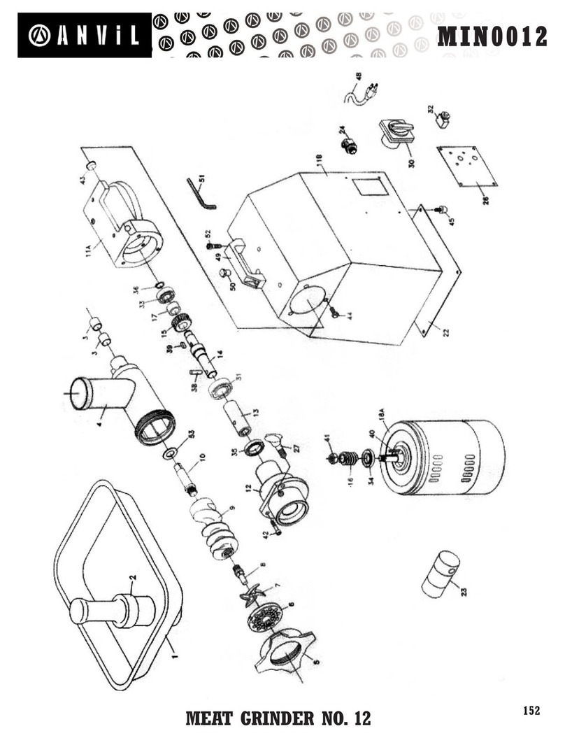 Anvil MIN0012 Parts Breakdown