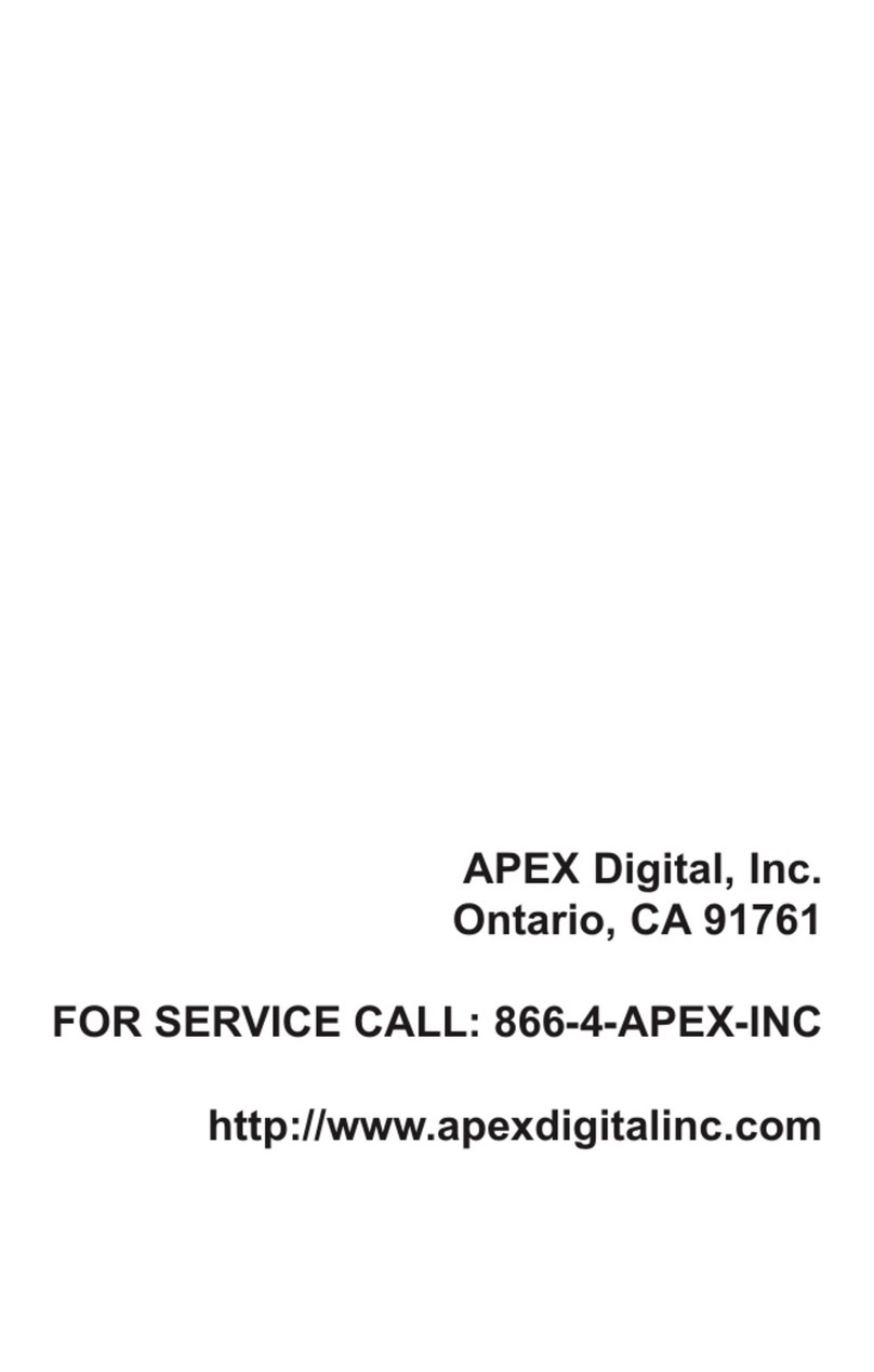 Apex Digital GT2025DVR instruction manual
