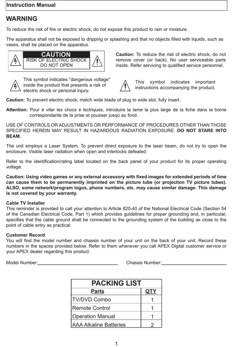 Apex Digital GT1417DV instruction manual