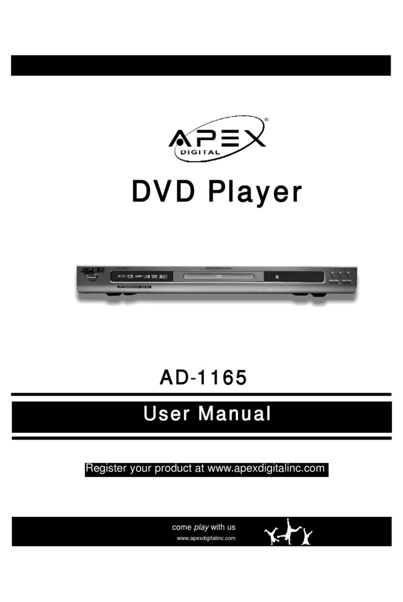 Apex Digital AD-1165 user manual