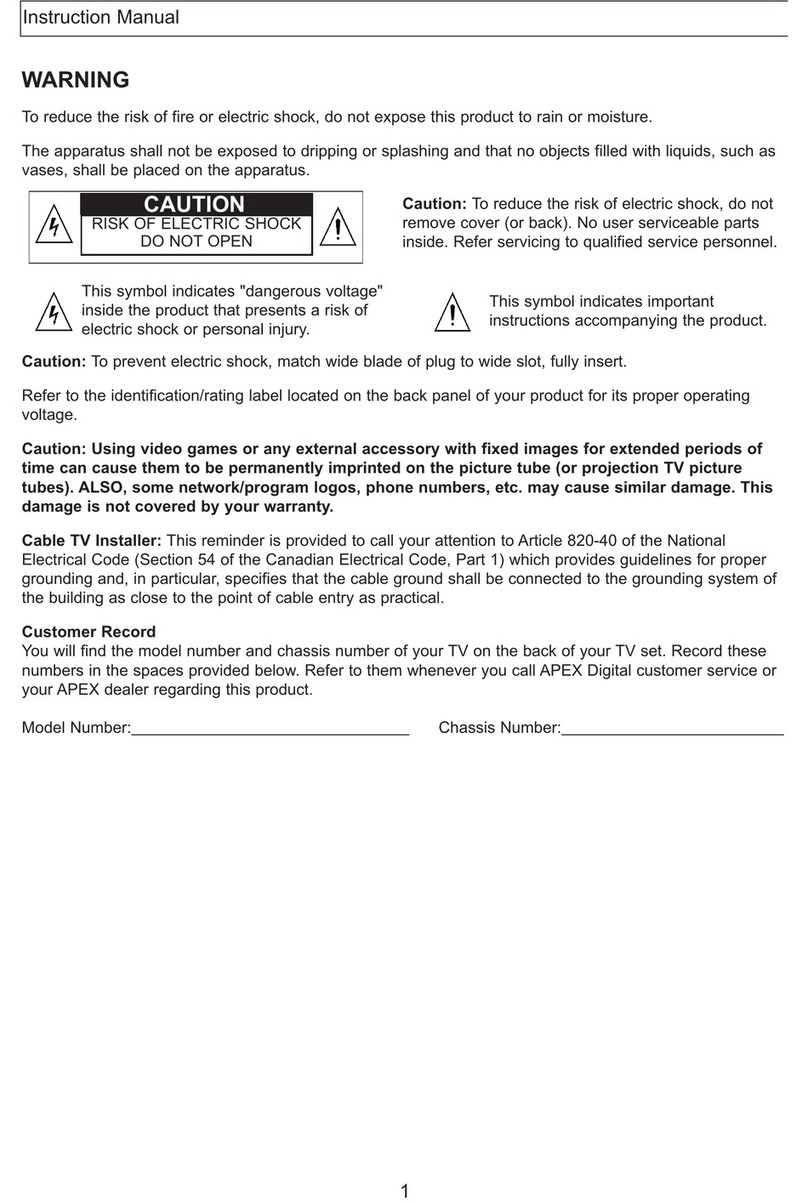 Apex Digital AT3208S User manual