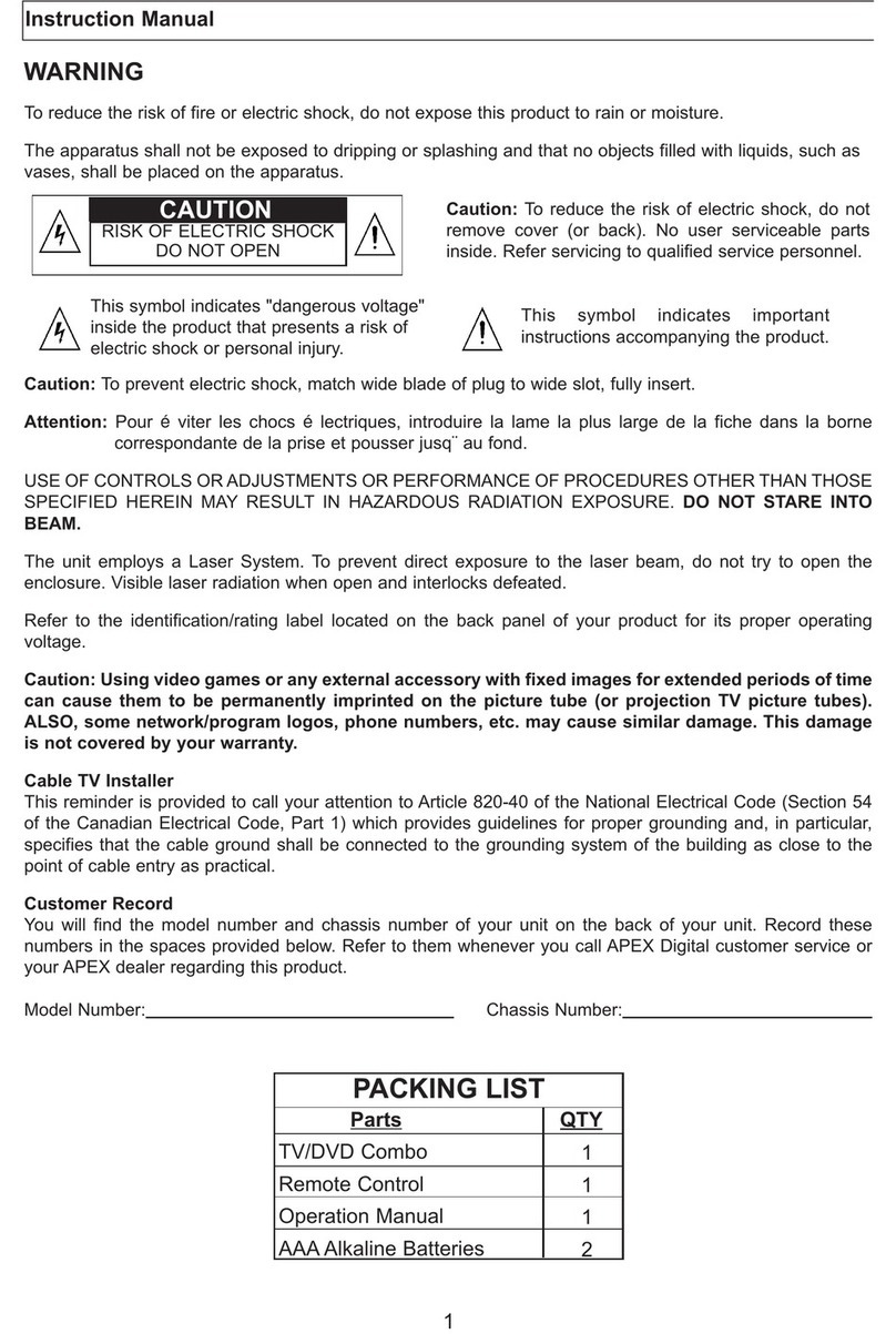 Apex Digital AT-2014DV instruction manual
