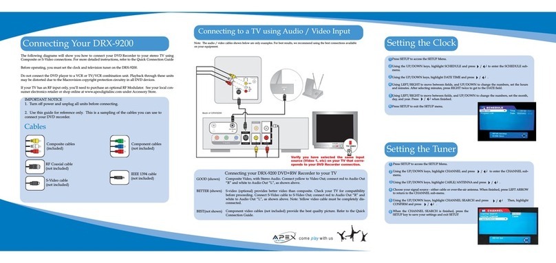 Apex Digital DRX-9200 Instruction Manual