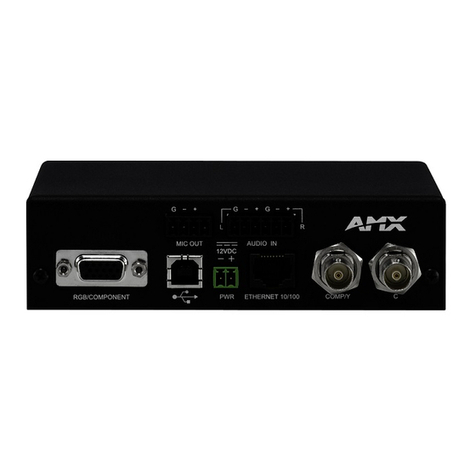 AMX NXA-AVB/RGB quick start guide